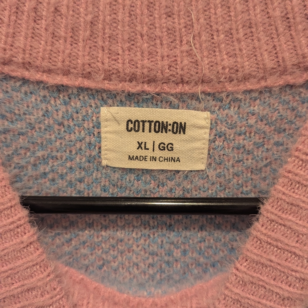 Colorful Checkered Sweater - Picture 2 of 2
